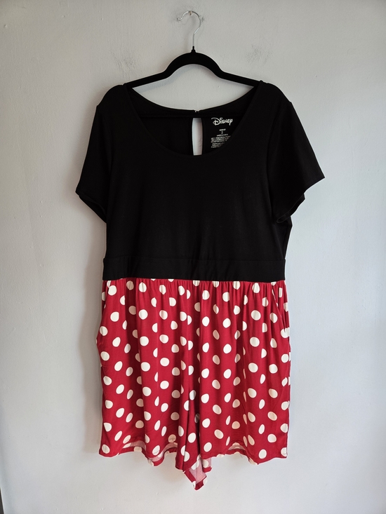 Disney Pants - Torrid Minnie Mouse Romper Womens Size 2/18-20 Disney Park Character Bounding
